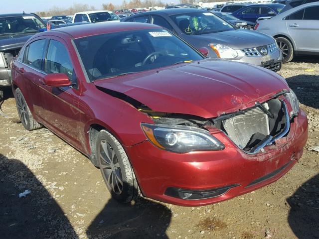 1C3CCBCG9DN542669 - 2013 CHRYSLER 200 LIMITE BURGUNDY photo 1