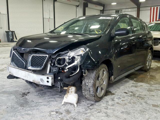 5Y2SP67029Z448973 - 2009 PONTIAC VIBE BLACK photo 2