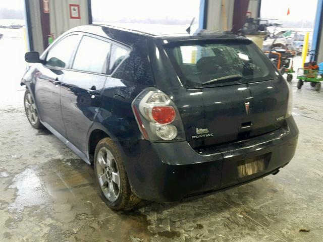 5Y2SP67029Z448973 - 2009 PONTIAC VIBE BLACK photo 3