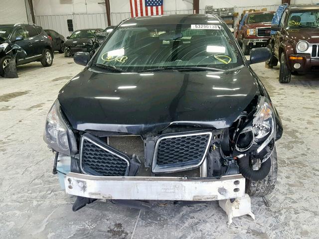 5Y2SP67029Z448973 - 2009 PONTIAC VIBE BLACK photo 7