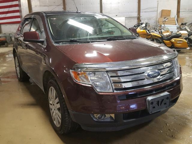 2FMDK4KCXABB00564 - 2010 FORD EDGE LIMIT BURGUNDY photo 1