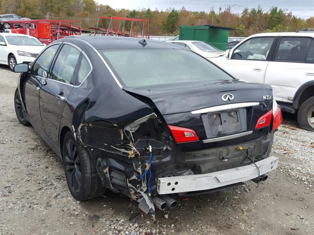 JNKAY01F98M652831 - 2008 INFINITI M35 BASE BLACK photo 3