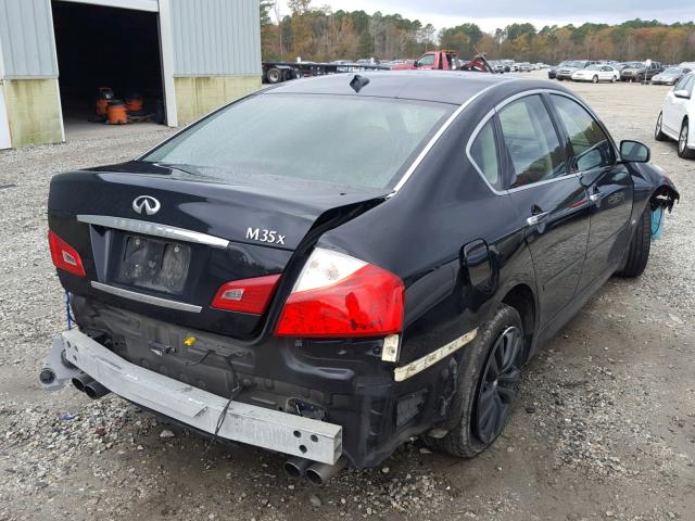 JNKAY01F98M652831 - 2008 INFINITI M35 BASE BLACK photo 4