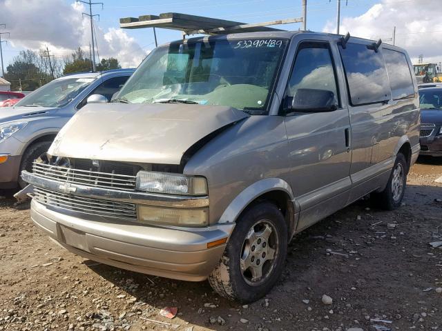 1GNDM19X54B104464 - 2004 CHEVROLET ASTRO SILVER photo 2