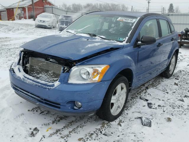 1B3HB48BX7D561305 - 2007 DODGE CALIBER SX BLUE photo 2