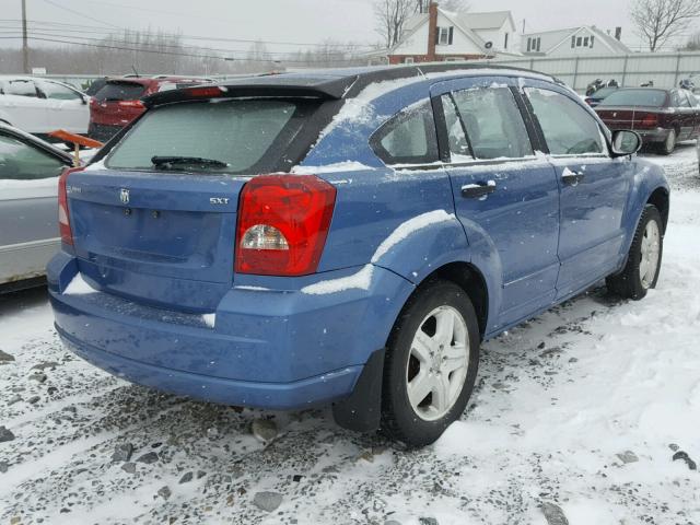 1B3HB48BX7D561305 - 2007 DODGE CALIBER SX BLUE photo 4