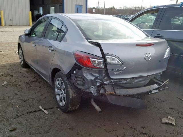 JM1BL1UG9C1504008 - 2012 MAZDA 3 I GRAY photo 3