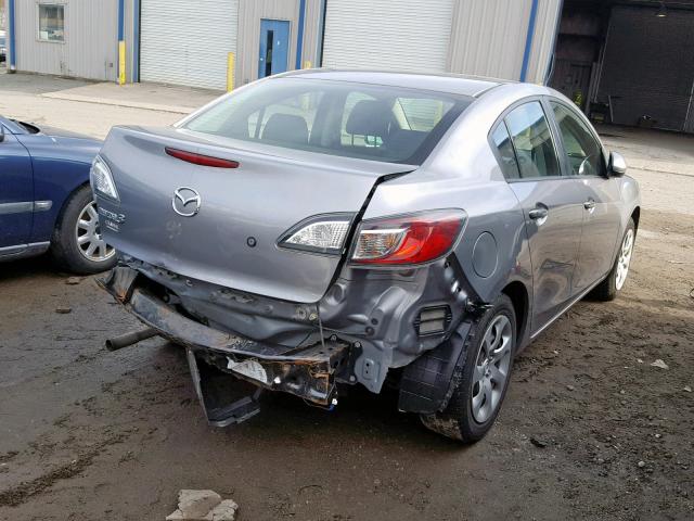 JM1BL1UG9C1504008 - 2012 MAZDA 3 I GRAY photo 4