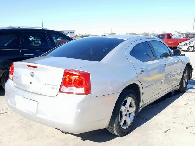 2B3CA3CV5AH210076 - 2010 DODGE CHARGER SX SILVER photo 4