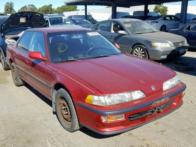 JH4DB1656NS004990 - 1992 ACURA INTEGRA LS RED photo 1