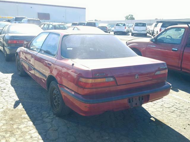 JH4DB1656NS004990 - 1992 ACURA INTEGRA LS RED photo 3