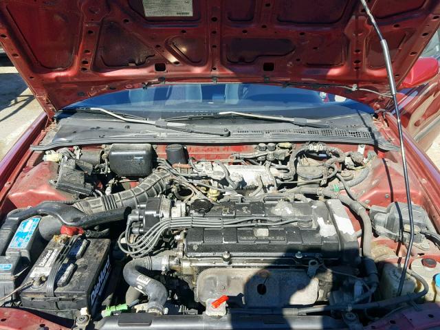 JH4DB1656NS004990 - 1992 ACURA INTEGRA LS RED photo 7