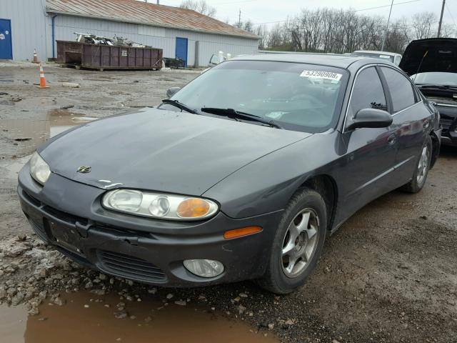 1G3GR64HX24187802 - 2002 OLDSMOBILE AURORA GRAY photo 2