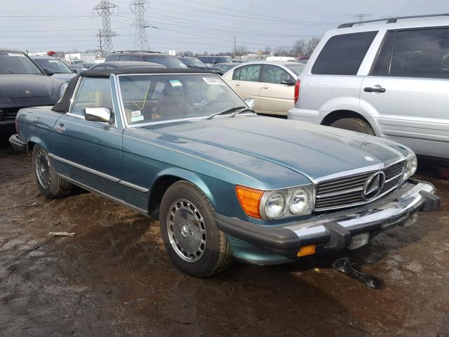 WDBBA48D4GA043781 - 1986 MERCEDES-BENZ 560 SL GREEN photo 1