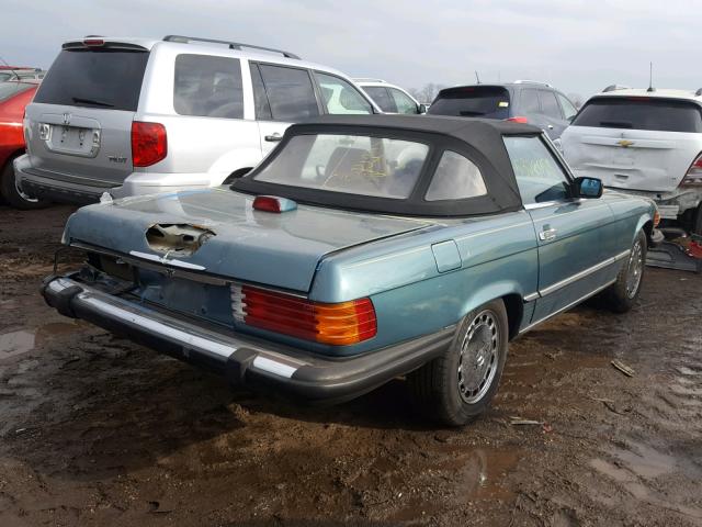 WDBBA48D4GA043781 - 1986 MERCEDES-BENZ 560 SL GREEN photo 4