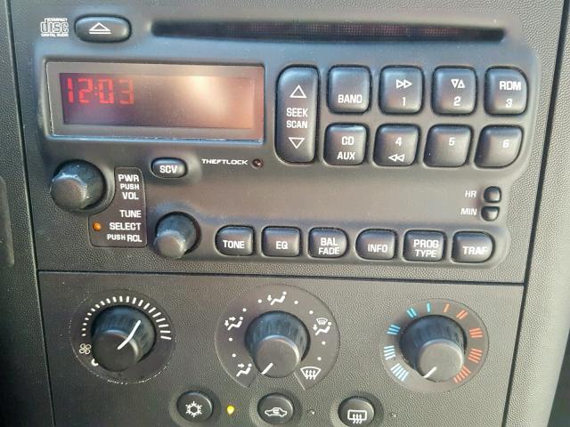 2G2WP522951345920 - 2005 PONTIAC GRAND PRIX GOLD photo 9