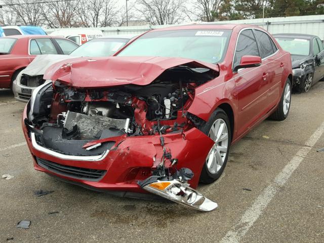 1G11E5SL4EF104577 - 2014 CHEVROLET MALIBU 2LT RED photo 2