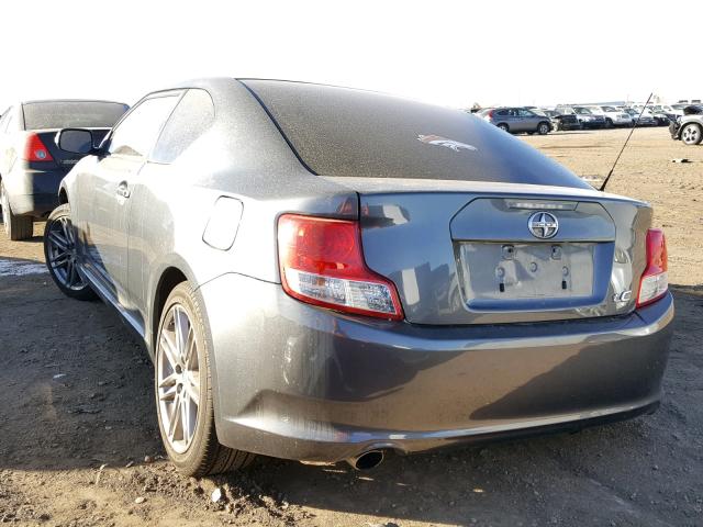 JTKJF5C76C3024632 - 2012 TOYOTA SCION TC ნაცრისფერი ფოტო 3