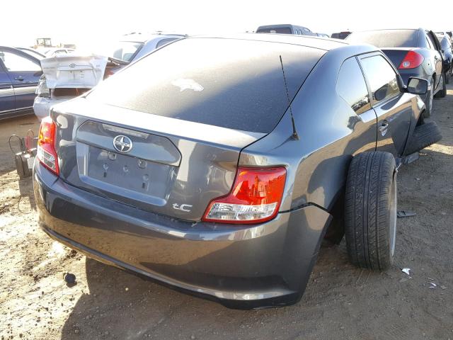 JTKJF5C76C3024632 - 2012 TOYOTA SCION TC ნაცრისფერი ფოტო 4