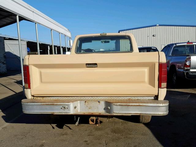 1FTHF2515GPB20005 - 1986 FORD F250 TAN photo 6