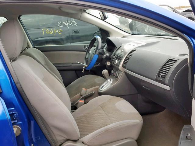 3N1AB6AP6CL772591 - 2012 NISSAN SENTRA 2.0 BLUE photo 5