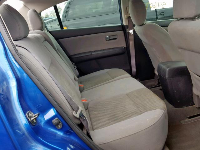 3N1AB6AP6CL772591 - 2012 NISSAN SENTRA 2.0 BLUE photo 6