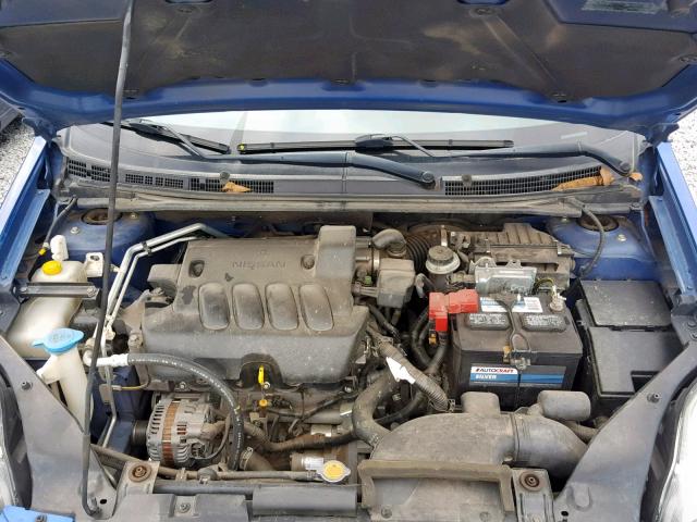 3N1AB6AP6CL772591 - 2012 NISSAN SENTRA 2.0 BLUE photo 7