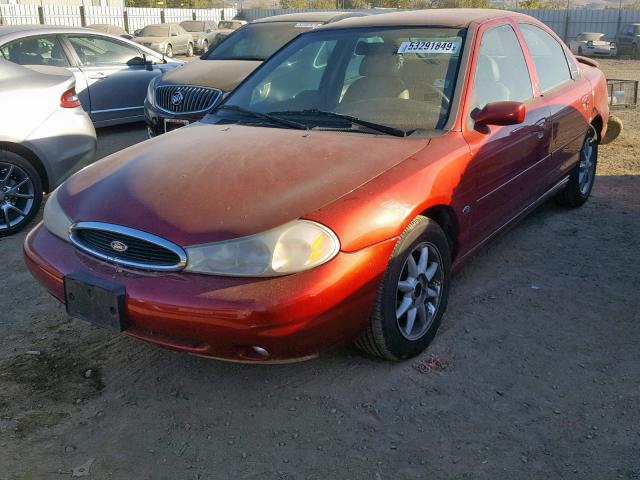 1FAFP66L1XK107959 - 1999 FORD CONTOUR SE RED photo 2