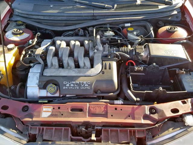 1FAFP66L1XK107959 - 1999 FORD CONTOUR SE RED photo 7