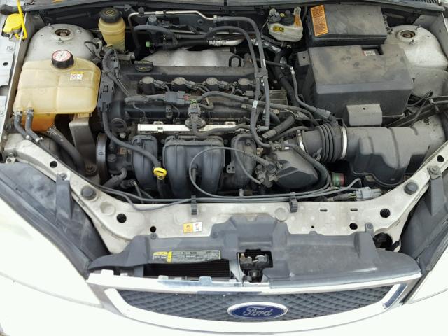 1FAFP34N95W120581 - 2005 FORD FOCUS ZX4 SILVER photo 7