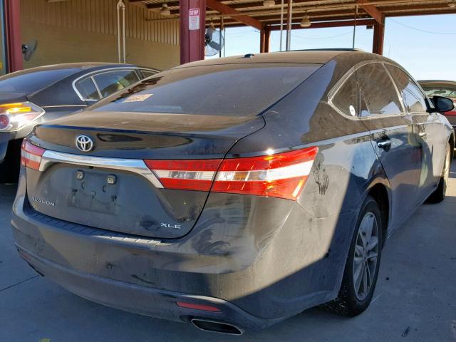 4T1BK1EB3FU139829 - 2015 TOYOTA AVALON XLE BLACK photo 4