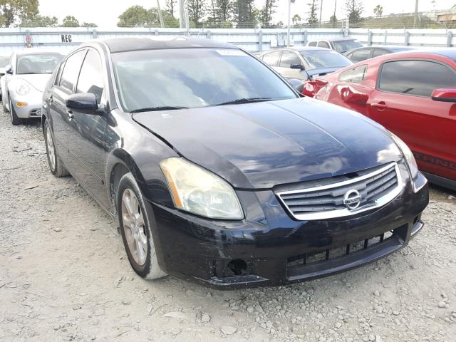 1N4BA41E08C808937 - 2008 NISSAN MAXIMA SE BLACK photo 1