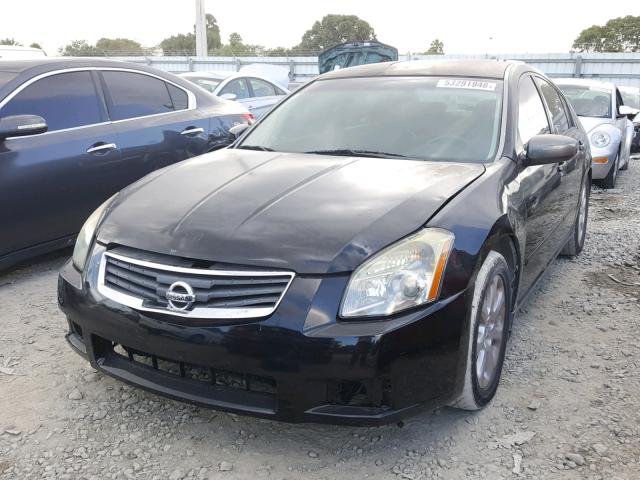 1N4BA41E08C808937 - 2008 NISSAN MAXIMA SE BLACK photo 2