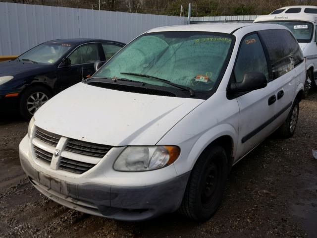 1D4GP21R77B206811 - 2007 DODGE CARAVAN C/ WHITE photo 2