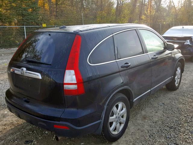 5J6RE48718L017234 - 2008 HONDA CR-V EXL BLACK photo 4