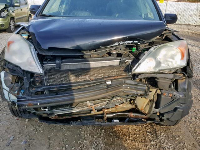 5J6RE48718L017234 - 2008 HONDA CR-V EXL BLACK photo 9