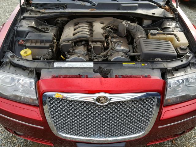 2C3KA53G26H145111 - 2006 CHRYSLER 300 TOURIN RED photo 7