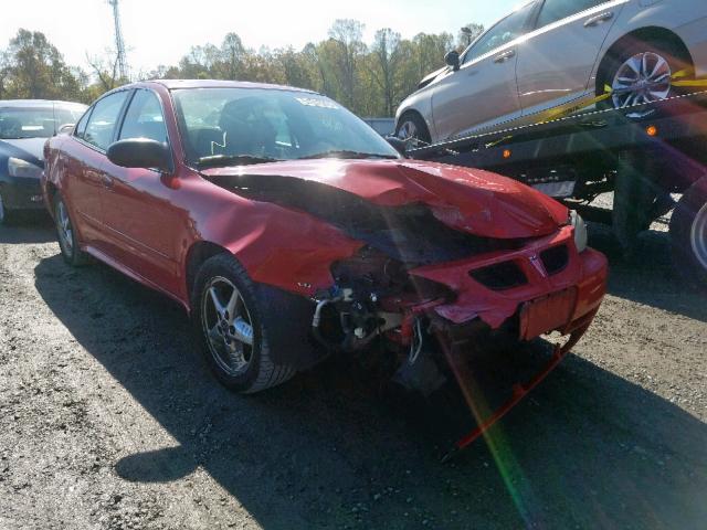 1G2NF52E14M635323 - 2004 PONTIAC GRAND AM S RED photo 1