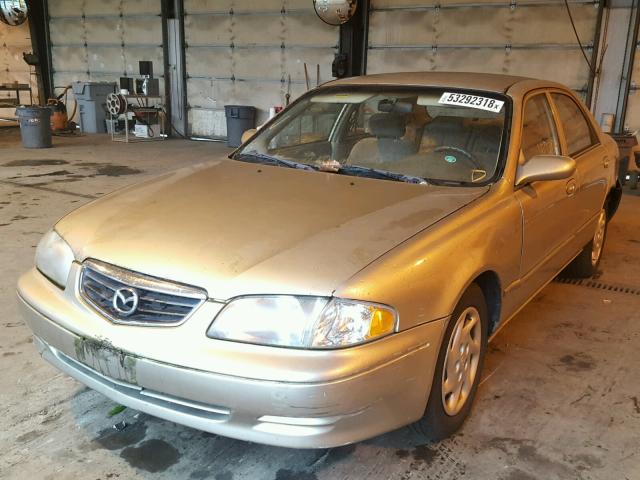 1YVGF22CX15216436 - 2001 MAZDA 626 ES GOLD photo 2