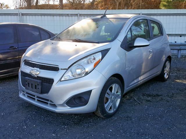 KL8CB6S93DC584798 - 2013 CHEVROLET SPARK LS SILVER photo 2