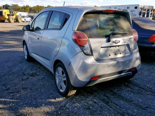 KL8CB6S93DC584798 - 2013 CHEVROLET SPARK LS SILVER photo 3