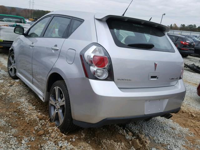 5Y2SR67049Z446474 - 2009 PONTIAC VIBE GT SILVER photo 3