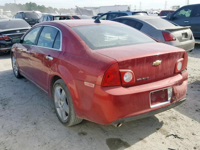 1G1ZC5E03CF224197 - 2012 CHEVROLET MALIBU 1LT RED photo 3