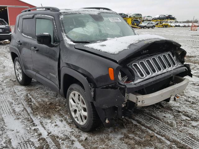 ZACCJBBT0FPB60784 - 2015 JEEP RENEGADE L BLACK photo 1