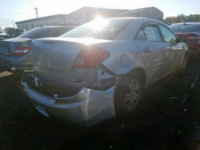 1G2ZF55B064260739 - 2006 PONTIAC G6 SE SILVER photo 4