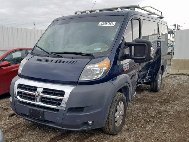 3C6TRVAG4GE118430 - 2016 RAM PROMASTER Mavi foto 2