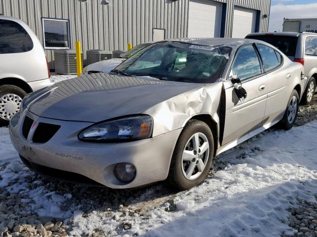 2G2WP552481128498 - 2008 PONTIAC GRAND PRIX SILVER photo 2