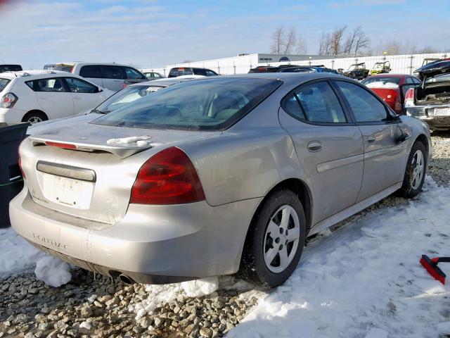 2G2WP552481128498 - 2008 PONTIAC GRAND PRIX SILVER photo 4