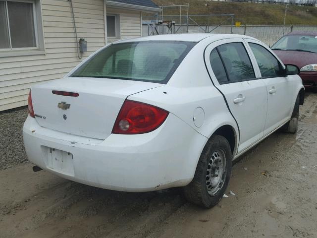 1G1AT58H197201275 - 2009 CHEVROLET COBALT LT WHITE photo 4