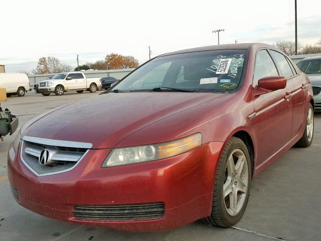 19UUA66274A007300 - 2004 ACURA TL RED photo 2